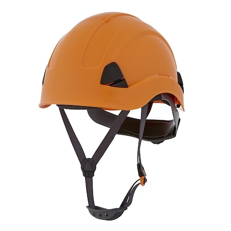 Jackson Safety Climbing Inspired Hard Hat, HDPE, 6 Point Rapid Dial, Orange 20903